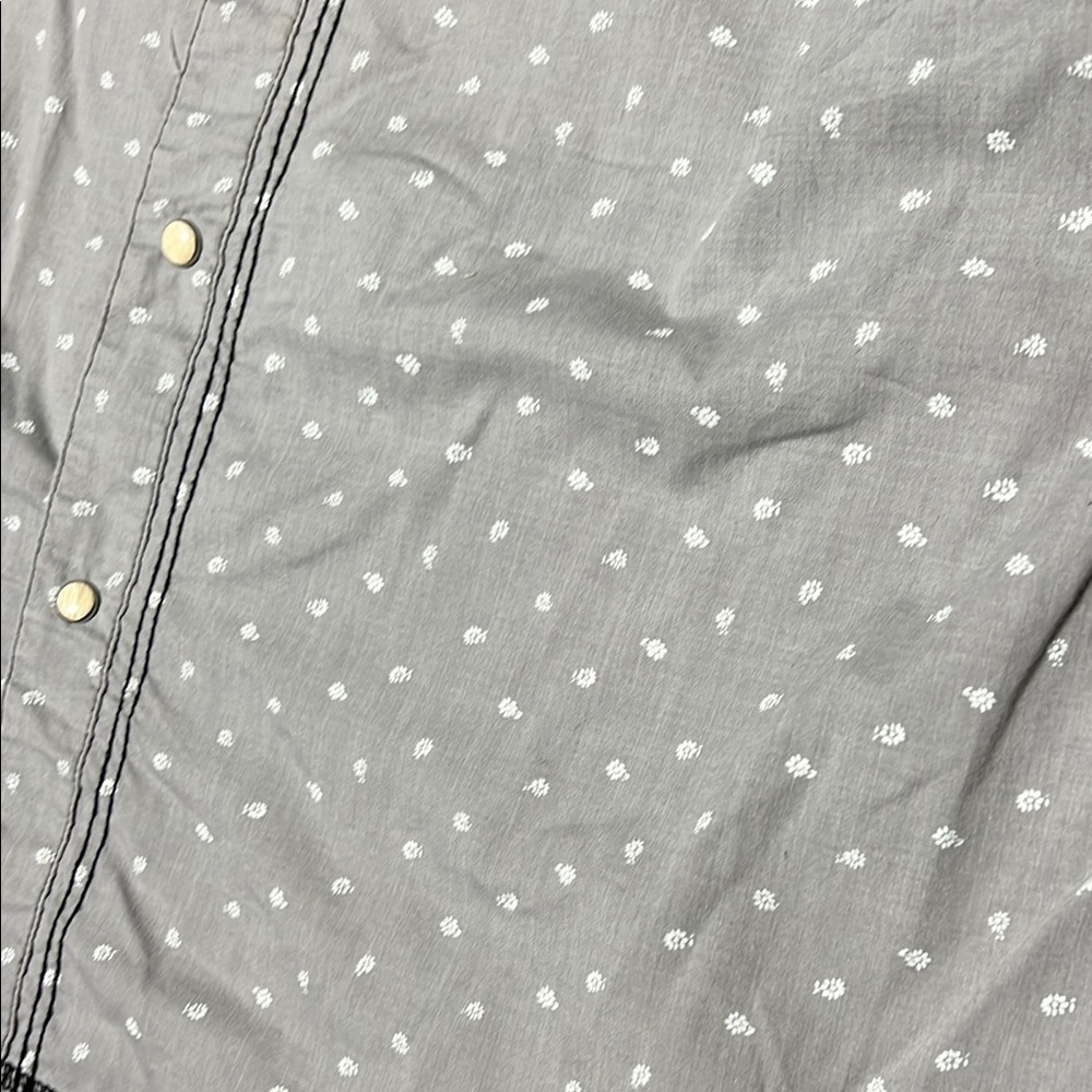 Sovereign Code Light Gray Patterned Button-Down Shirt - Picture 4 of 9